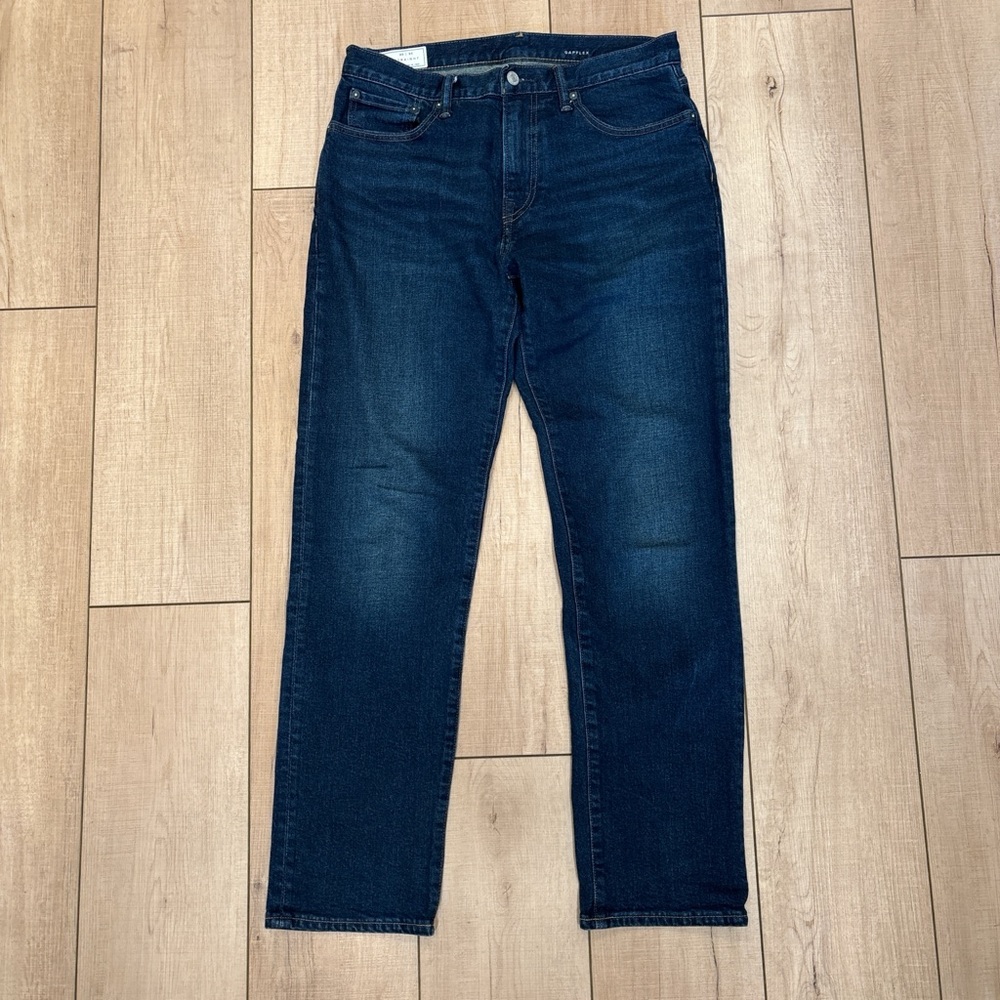 GAP Men's Dark Blue Straight Jeans